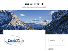 Tablet Screenshot of jusujaukumui.lt